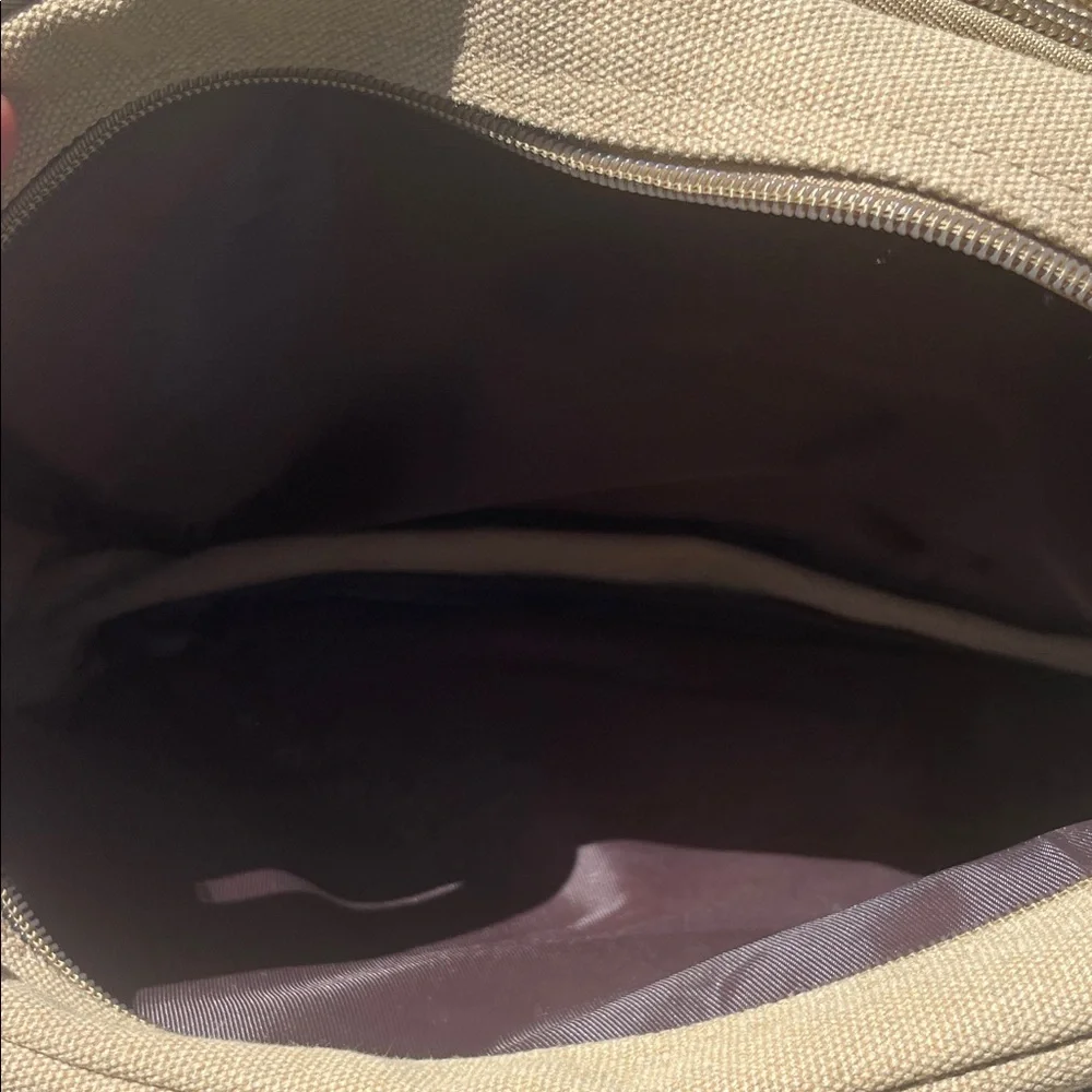 Mi Coolker Stylish Tan Canvas NWOT Men's Messenger Bag Adjustable Strap POCKETS!